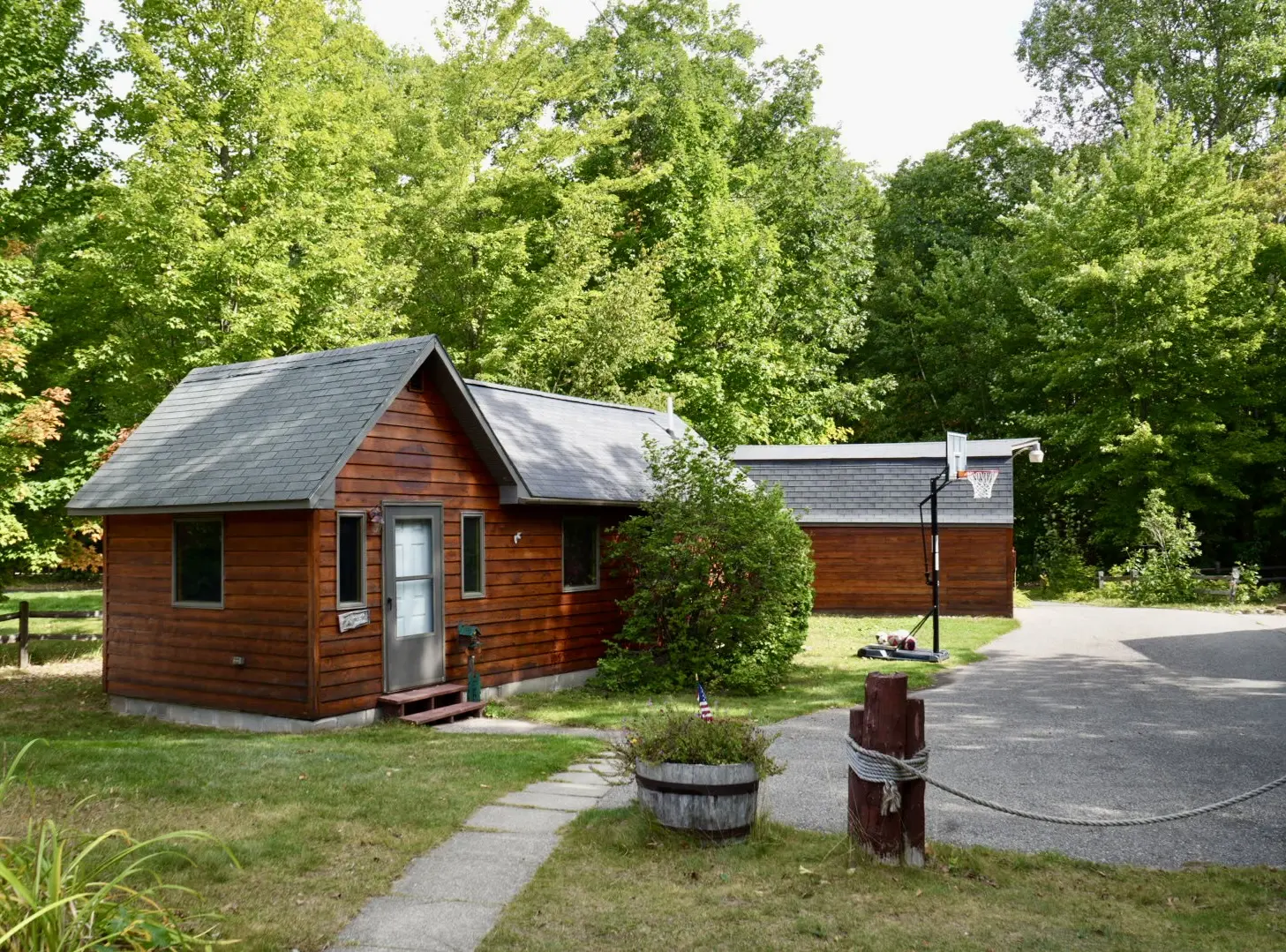 Exterior of the separate bunkhouse