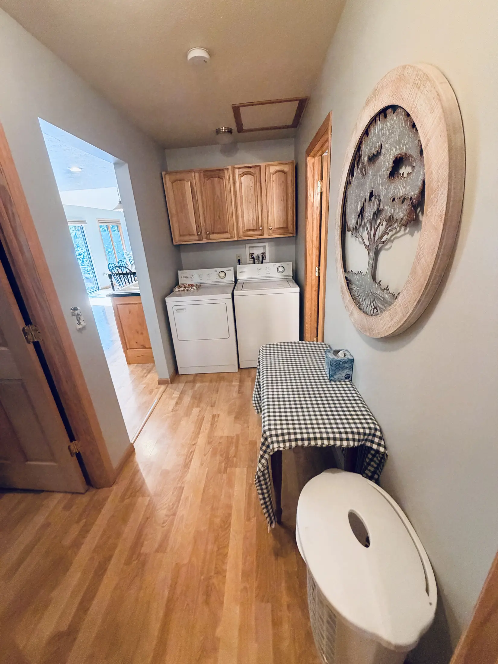 Washer and dryer